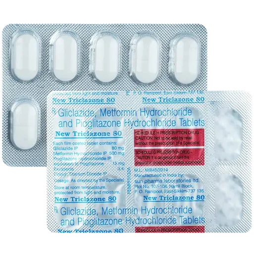triclazone 80mg tablet 10's